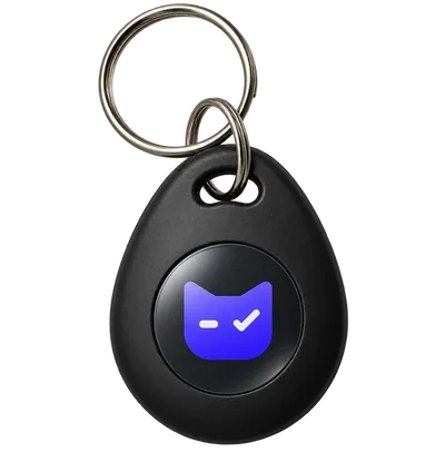 Llavero RFID AutentiCat negro